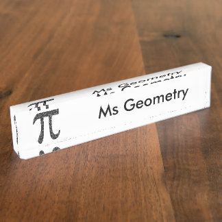 Pi Simple Name Plate