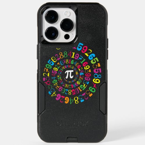 Pi Spiral Novelty Math Geek 314 Pi Day  OtterBox iPhone 14 Pro Max Case