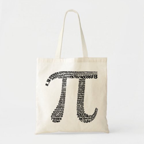 Pi Symbol 314 _ 400 decimal values Tote Bag