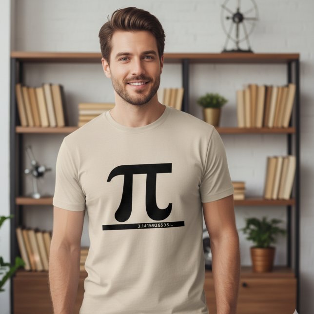 Pi Symbol 3.14 Infinite Decimal Math T-Shirt (Creator Uploaded)