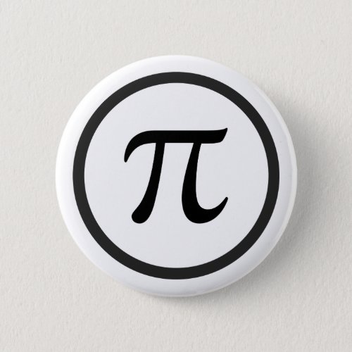 Pi symbol button badge
