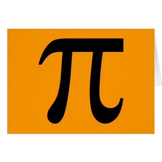 Pi Symbol Cards (Front Horizontal)