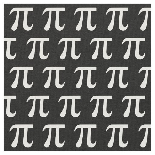 Pi Symbol Cute Math Teacher Fabric