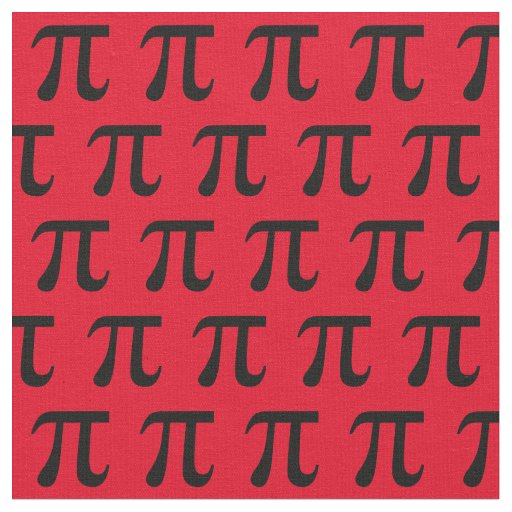 Pi Symbol Cute Math Teacher Fabric
