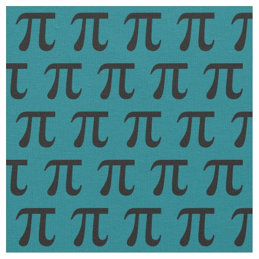 Pi Symbol Cute Math Teacher Fabric