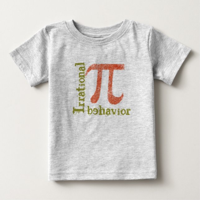 Pi Symbol Irrational Behavior Infant's T shirt (Front)