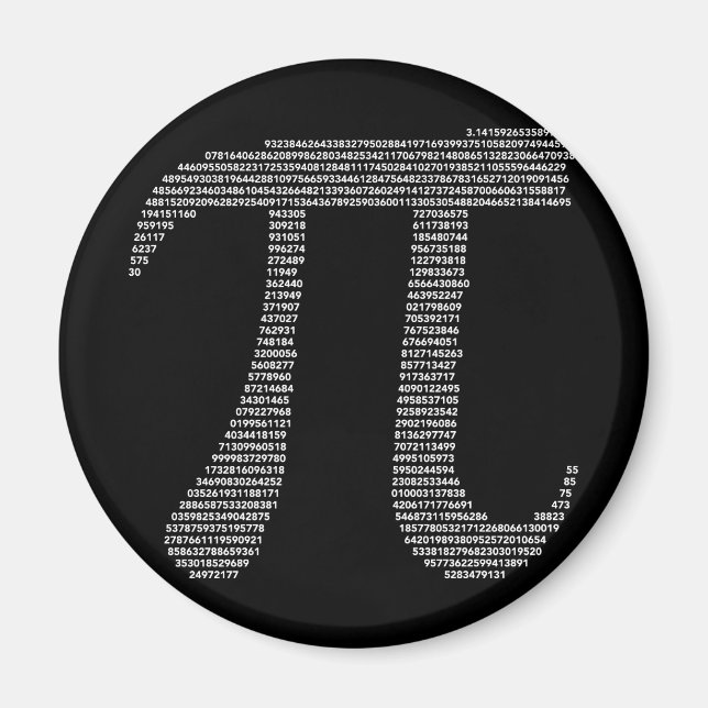 Pi Symbol Magnet (Front)