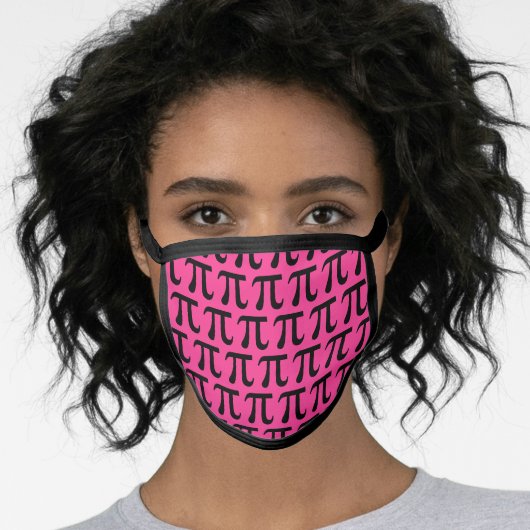 Pi Symbol Math Teacher Mathematics Face Mask (Worn Her)