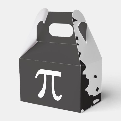 Pi Symbol Math Themed Abstract Favor Box