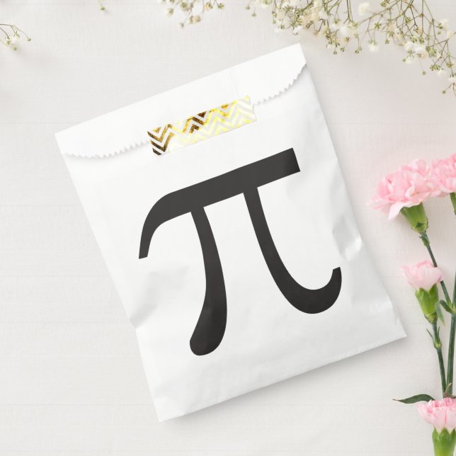 Pi Symbol Math Themed Party Supplies Favor Bags (Sealed)