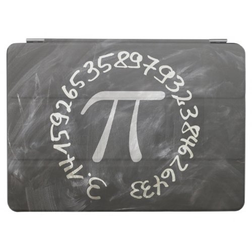 Pi symbol mathematic chalk board math formula  iPad air cover