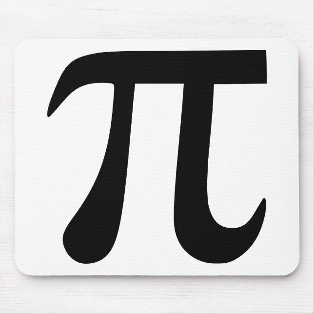 Pi Symbol Mouse Pad (Front)