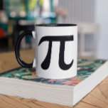 Pi Symbol Mug<br><div class="desc">Pi Day design in black and white.</div>