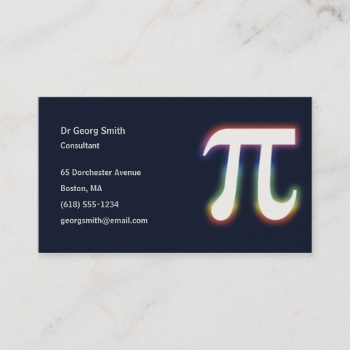 Pi - Scientist Business Card