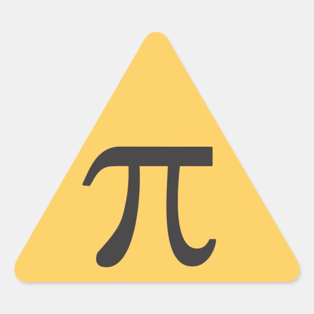 Pi Symbol Stickers (Front)