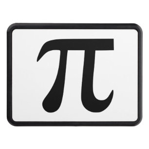 Pi Symbol Trailer Hitch Cover