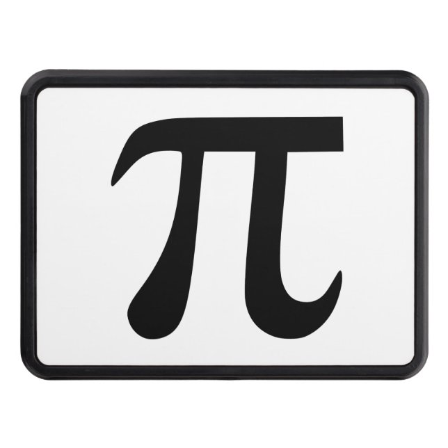 Pi Symbol Trailer Hitch Cover (Front)