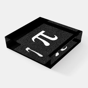 Pi - The Irrational Mathematical Constant Paperweight
