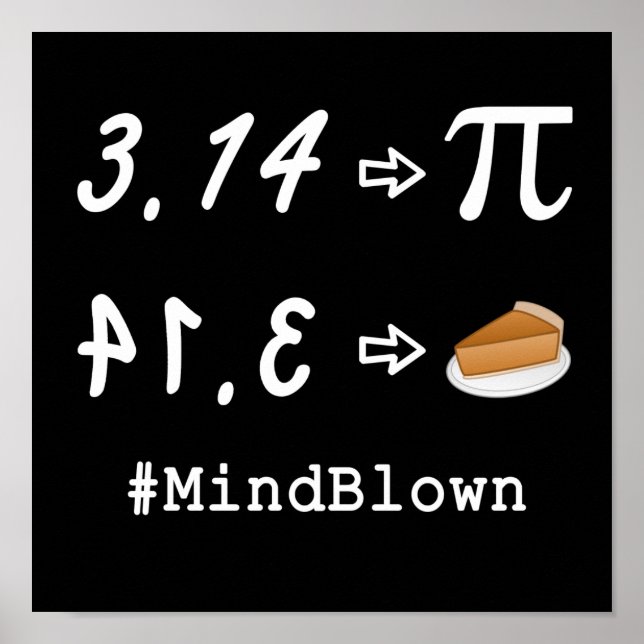 Pi vs. Pie Mind Blown! Poster (Front)