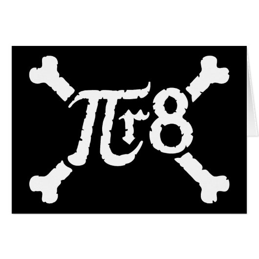 Pi x Radius to the 8th Power = Pirate (Front Horizontal)