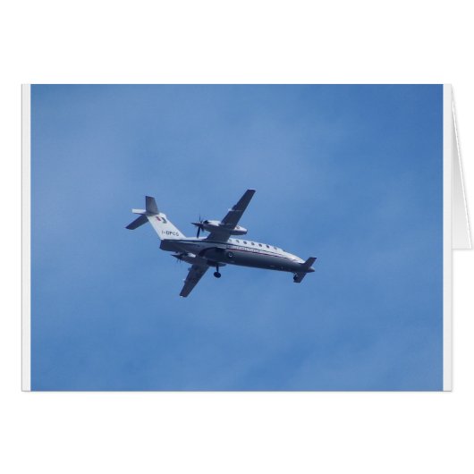 Piaggio P180 Aircraft Cards (Front Horizontal)