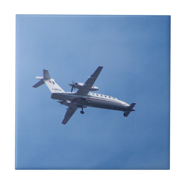 Piaggio P180 Aircraft Ceramic Tile (Front)