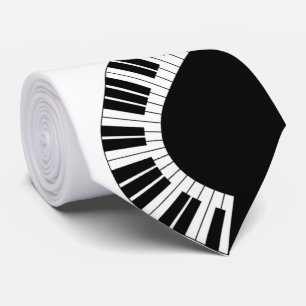 Pianissimo Piano Keyboard Music Tie