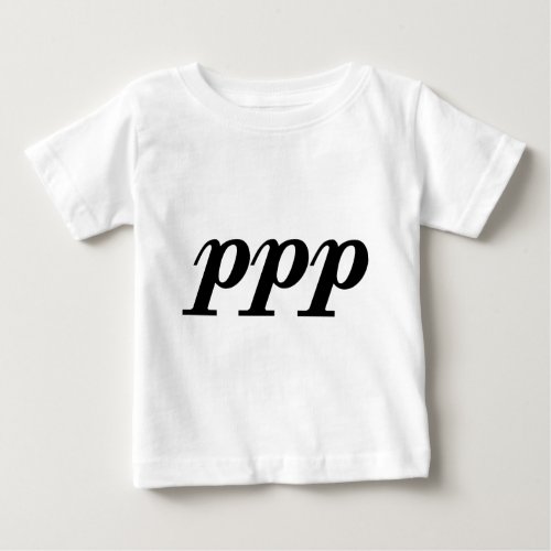 Pianissimo Possibile Baby T_Shirt