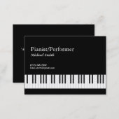Pianist Business Card (Front/Back)