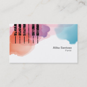 Pianist Business Card