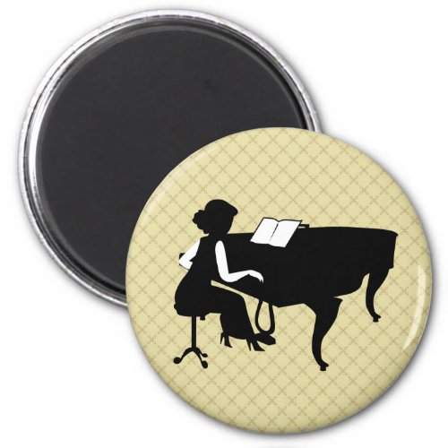 Pianist Concert Recital Piano Magnet Gift