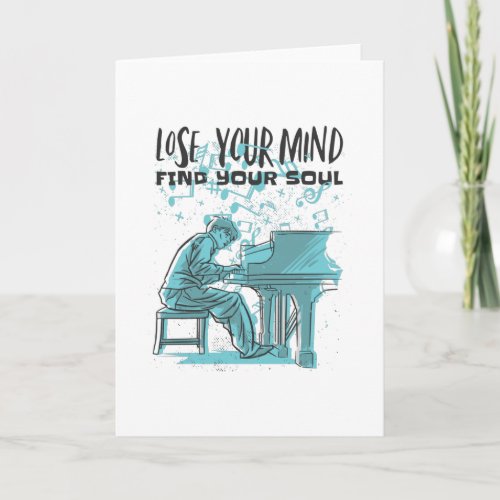 Pianist Gift Piano Saying Card
