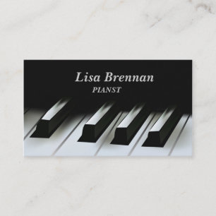 Pianist Musician , Classics Player Teacher School Business Card