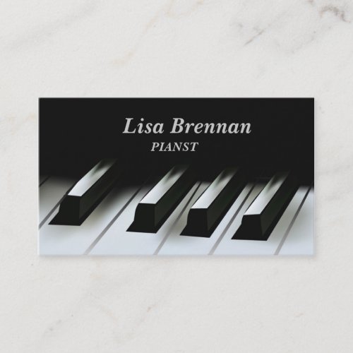 Pianist , Musician , Classics Player Business Card