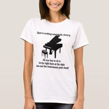 Pianist Musician T-shirts And Gifts by occupationtshirts at Zazzle