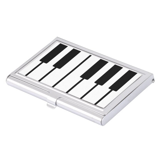Pianist Piano Keys Card Holder (Front)