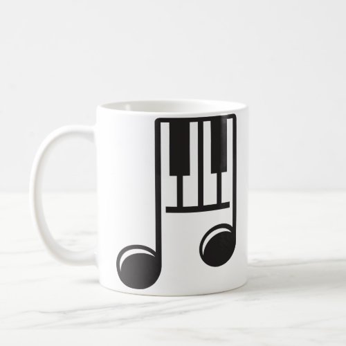 Pianist Piano Teacher Musical Note Art Coffee Mug