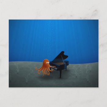 Pianist Postcard by vladstudio at Zazzle