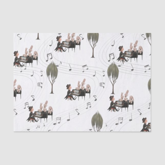 Pianist Tissue Paper (Front)
