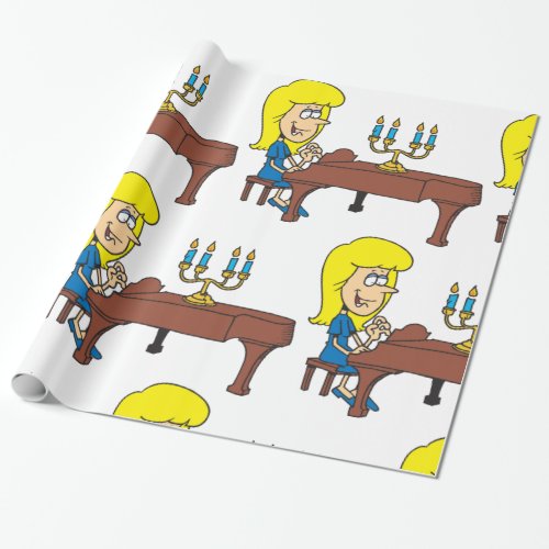 Pianist Wrapping Paper