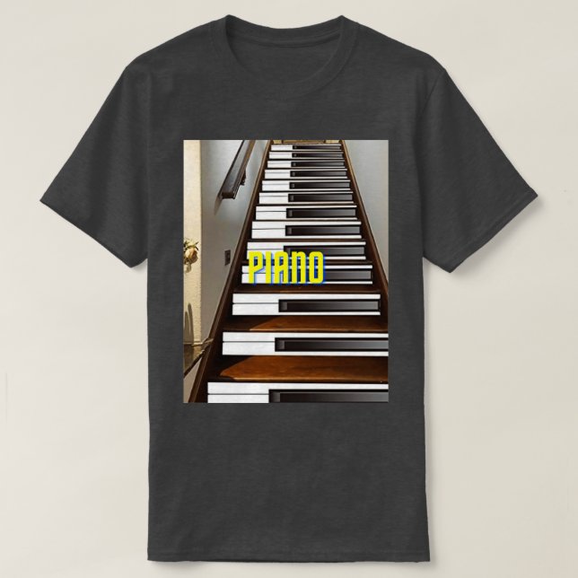 PIANO  (14) T-Shirt (Design Front)