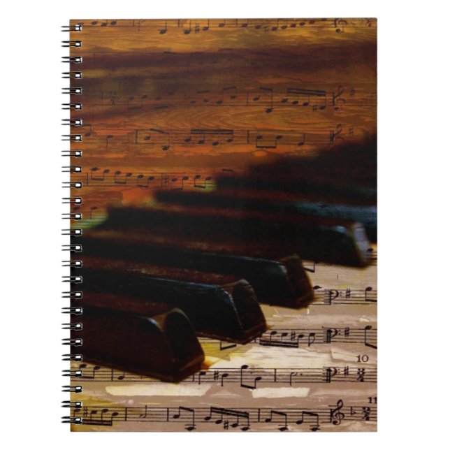 piano-317026 PIANO NOTES SHEET MUSIC SONGWRITER SO Notebook (Front)