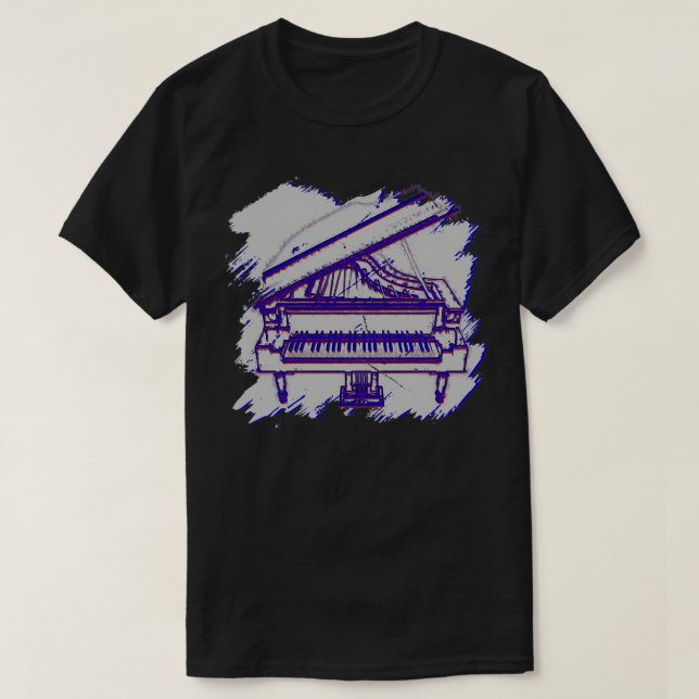 Piano 67  T-Shirt (Design Front)