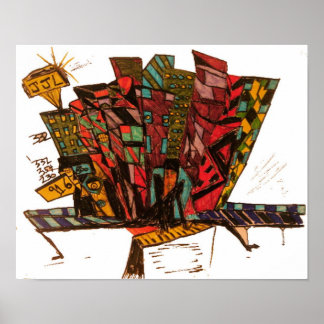 piano 916 ink poster