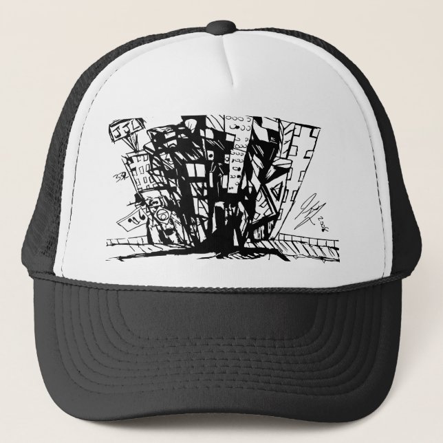 PIANO 916 SVG TRUCKER HAT (Front)