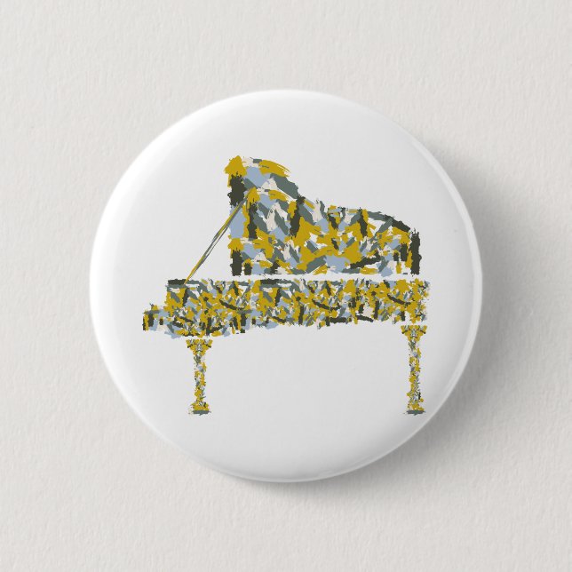 Piano abstract button (Front)