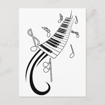 Piano And Music Notes by FaerieRita at Zazzle