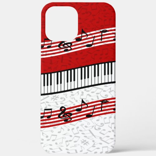 Piano and music score red Case_Mate iPhone case