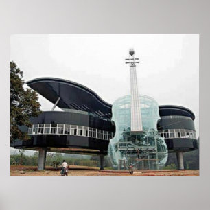 Piano And Violin House Poster