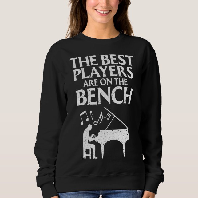 Piano Art For Men Women Kids Keyboard Piano Player Sweatshirt (Front)